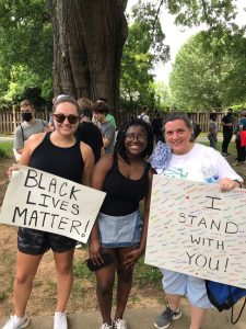Brooke Ashanti Stacey protest Grier Heights