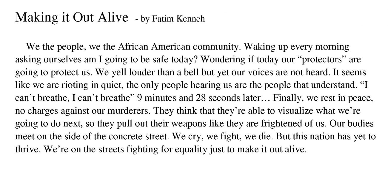 Fatim Kenneh Do the Write Thing poem entry