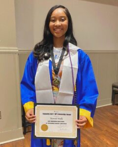 Neorah Wells cap gown East Meck 2025 cropped 1080 x 1350