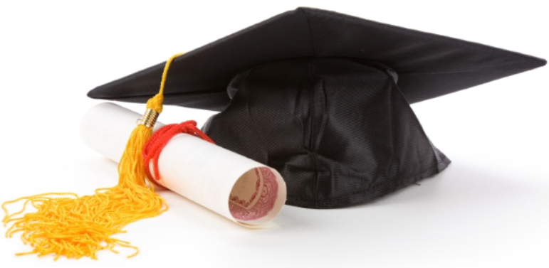 graduation cap stock image